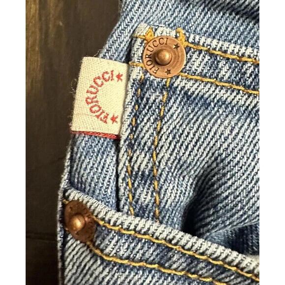 Fiorucci Italy Womens Ladies Juniors Salt‎ & Pepper YVES Slim Crop Jeans Size 24 - Picture 5 of 9